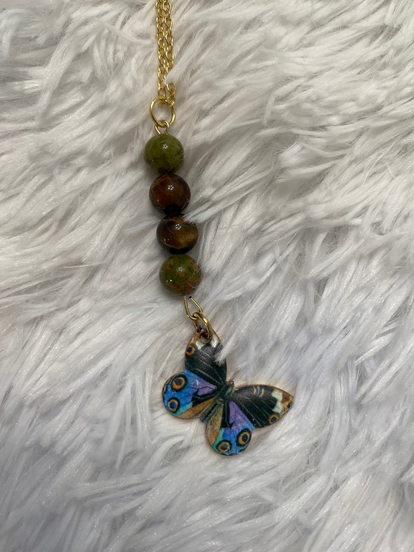 Crystal Butterfly Pendants