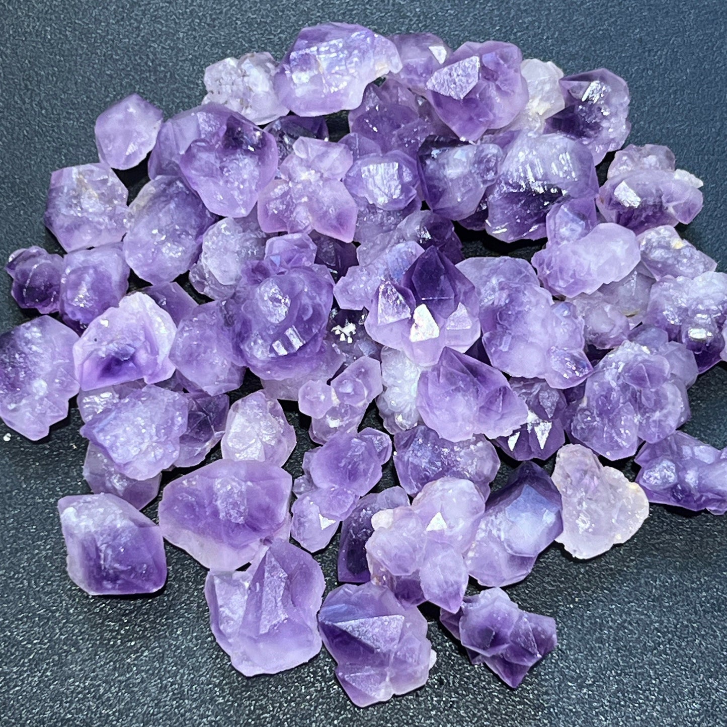 Amethyst Mini Crystal Clusters (3 Pcs) Raw Gemstones