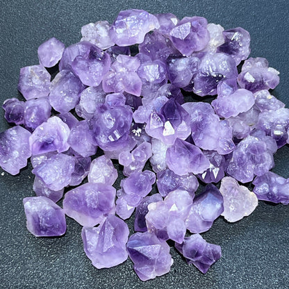 Amethyst Mini Crystal Clusters (3 Pcs) Raw Gemstones