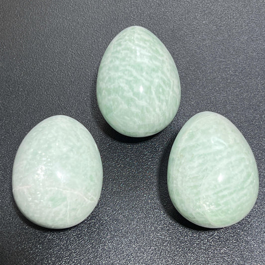 Amazonite Crystal Egg Polished Carving Wholesale Gemstone Decor