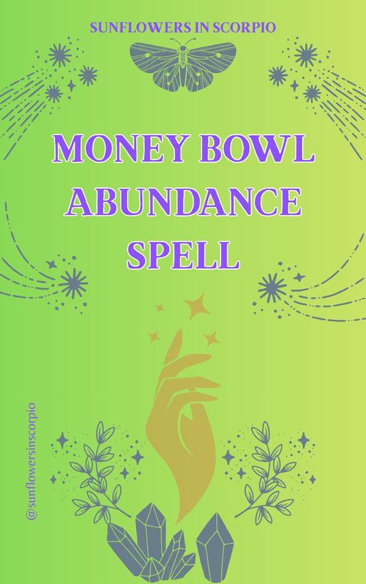 Money Bowl Abundance Spellwork