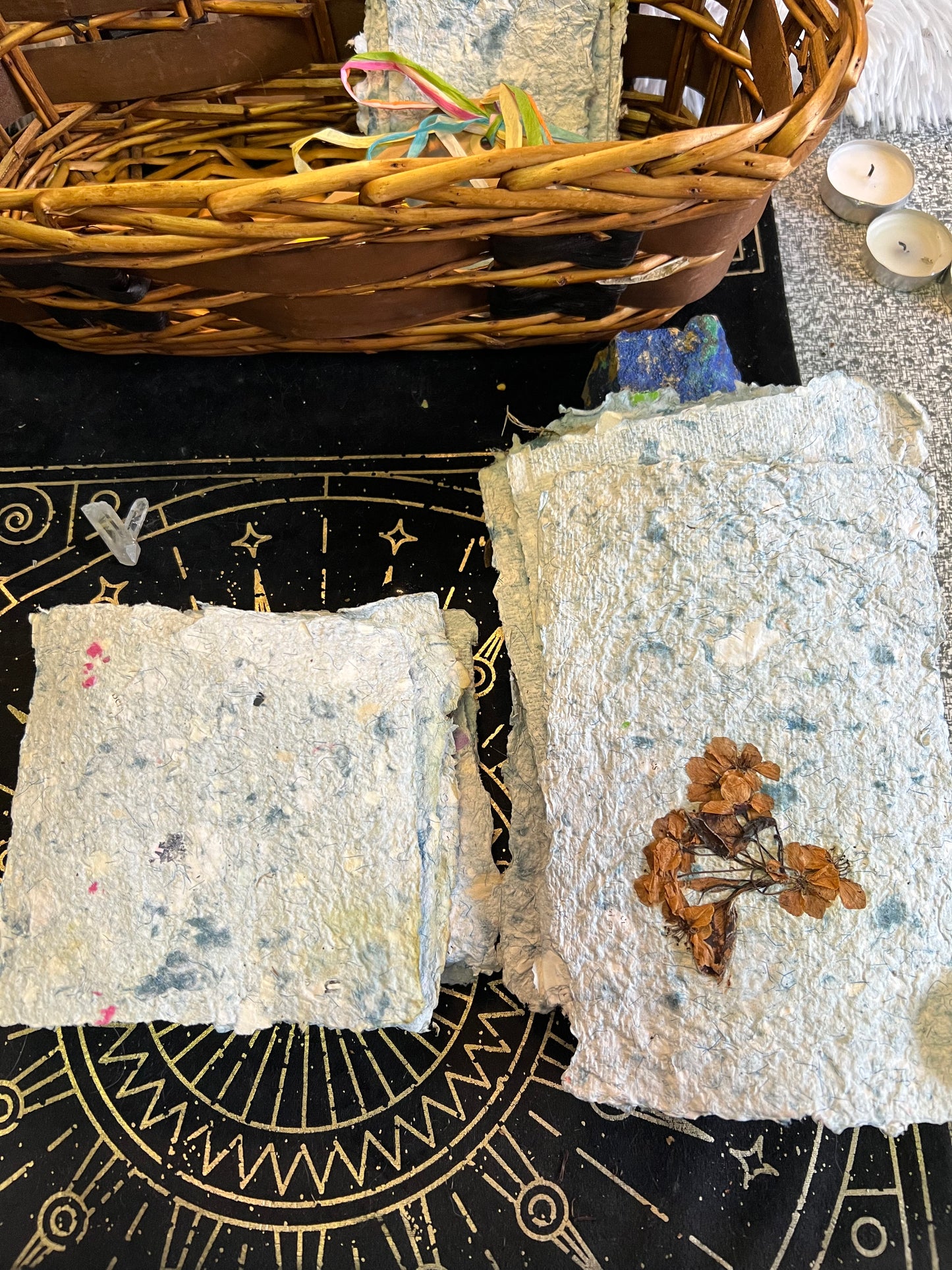 Handmade Recycled Spell & Petition Paper