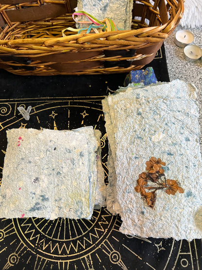 Handmade Recycled Spell & Petition Paper