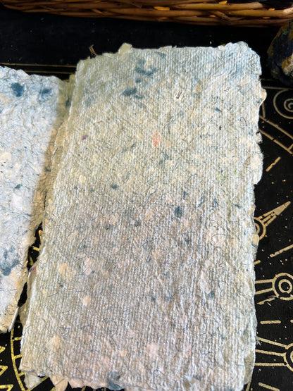 Handmade Recycled Spell & Petition Paper