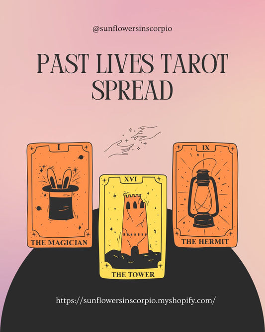 Past Life Tarot Spread - 4 Card