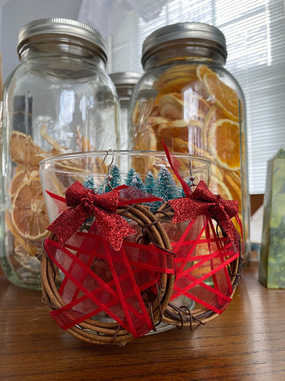 Pentacle Wreath Earrings