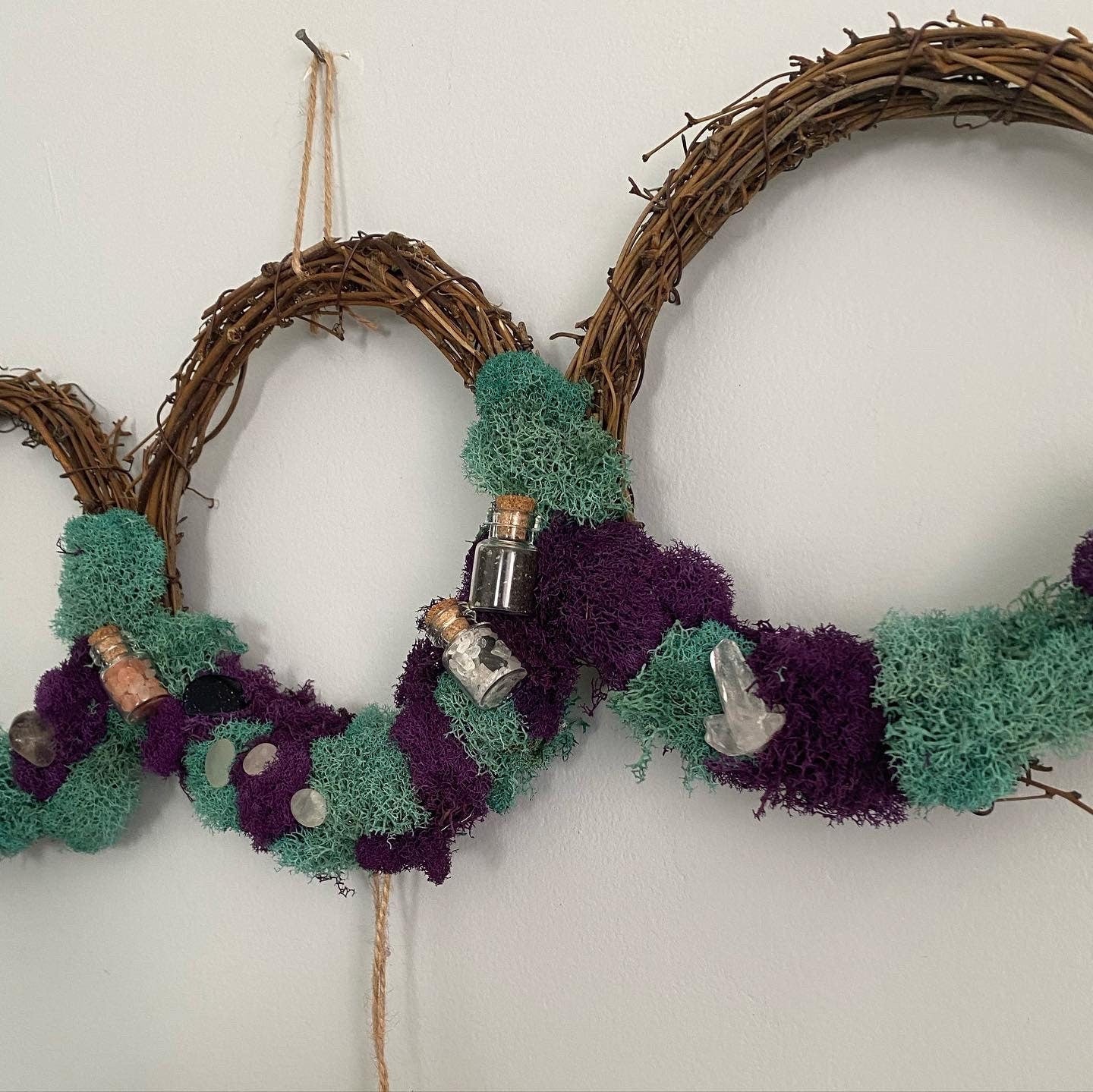 Triple Moon Wreath, Witches Wreath, Pagan Wreath, Hekate/Hecate Wreath