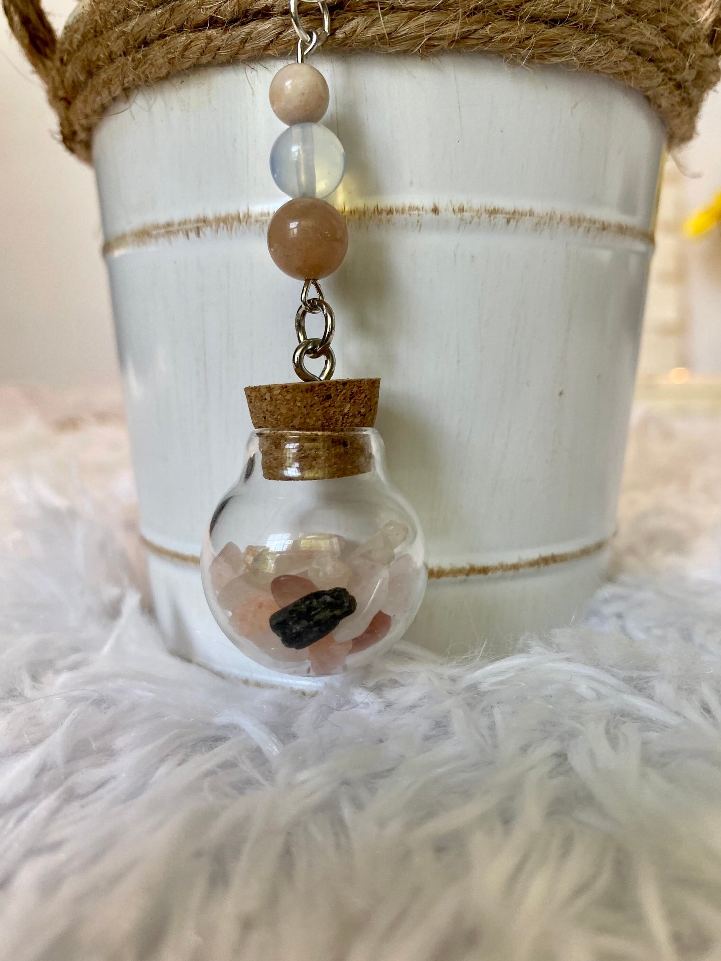 Mermaid Crystal Bubble Pendant