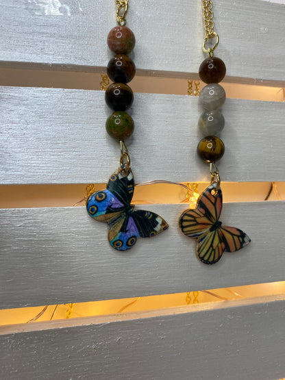 Crystal Butterfly Pendants