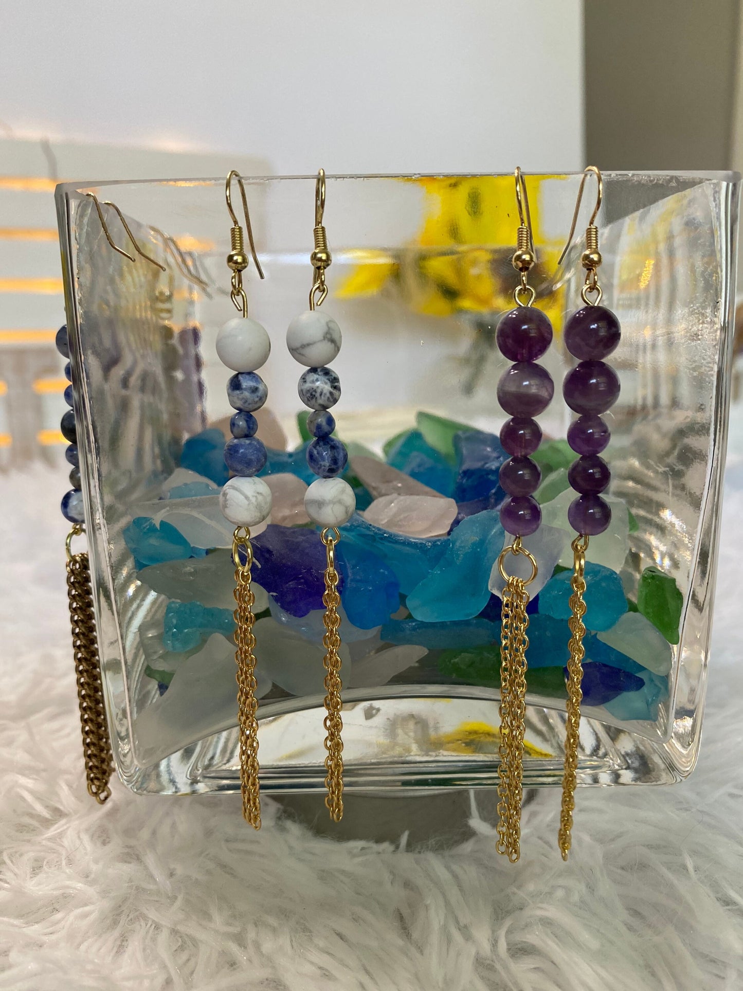 Amethyst Dangle Earrings