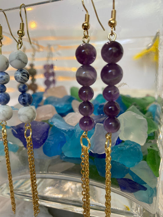 Amethyst Dangle Earrings