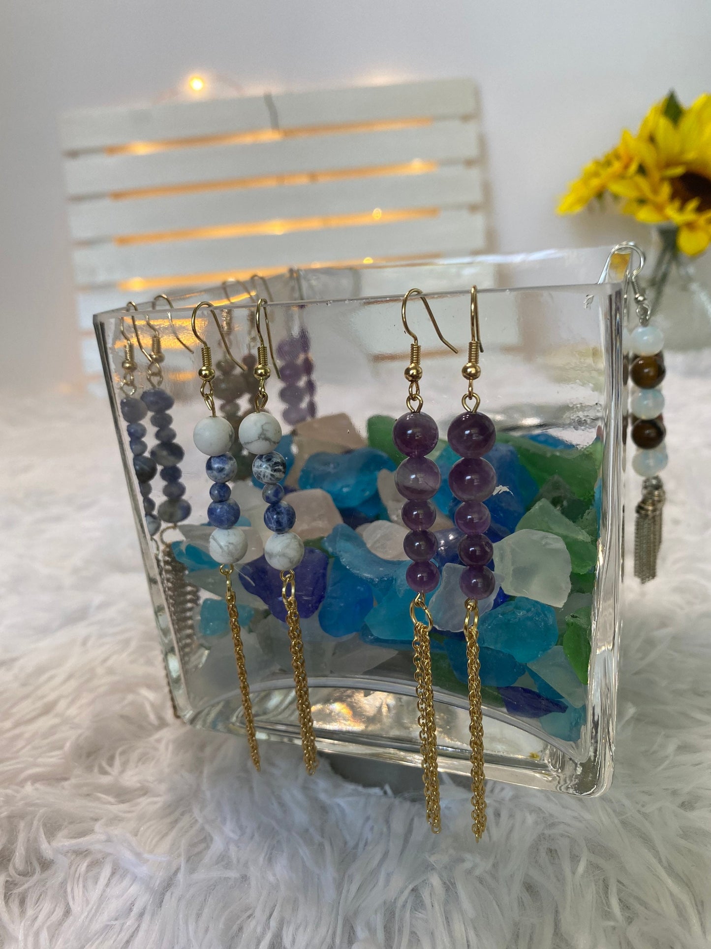 Amethyst Dangle Earrings